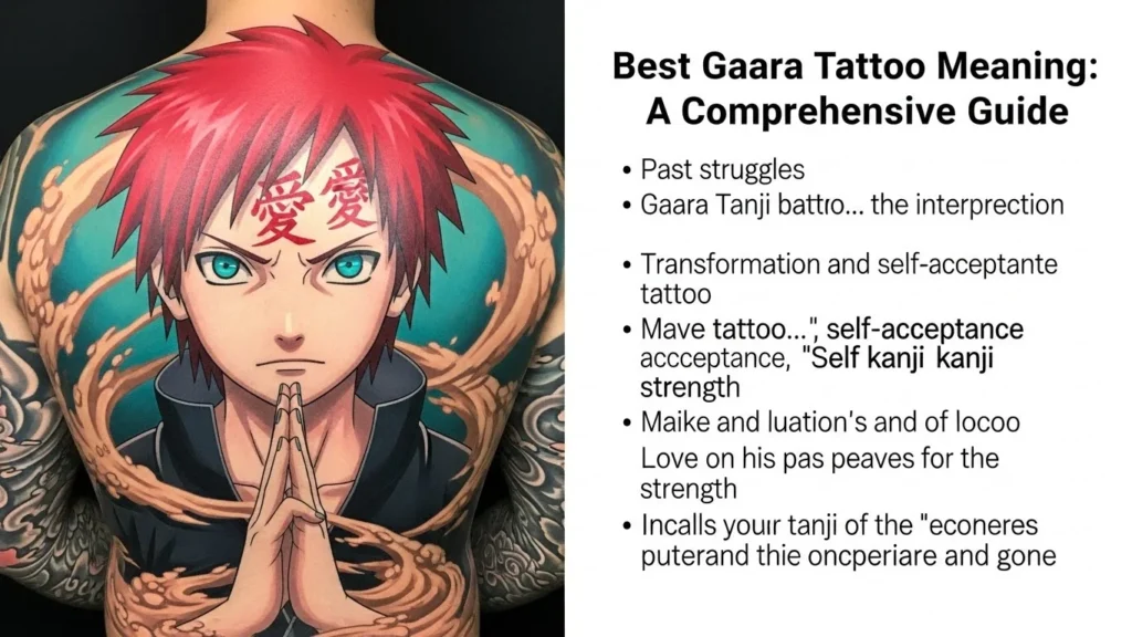 Best Gaara tattoo meaning a comprehensive guide