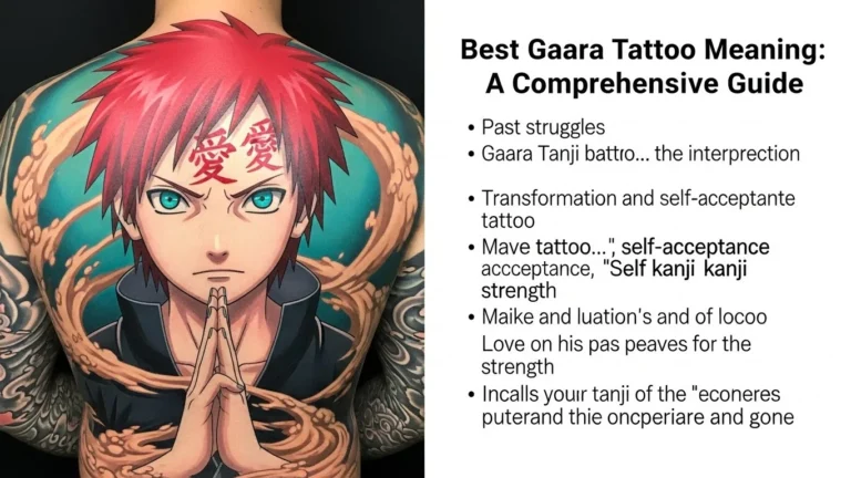 Best Gaara tattoo meaning a comprehensive guide