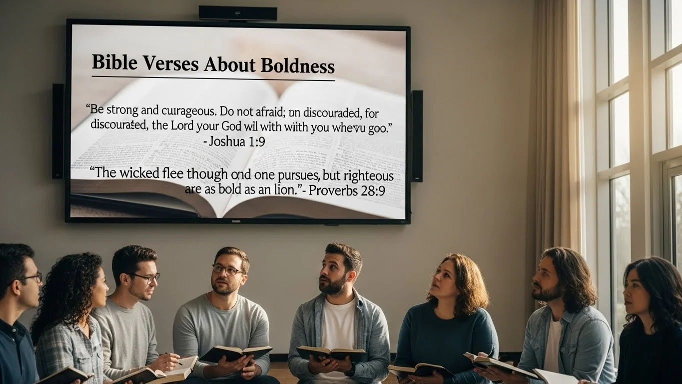 79+ Bible Verses About Boldness: Stepping Out in Faith and Confidence ...