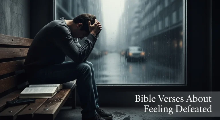 Bible Verses About Feeling Defeated