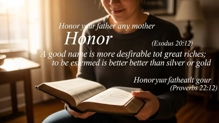Bible Verses About Honor