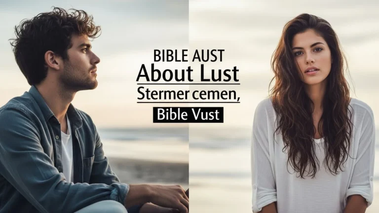 Bible Verses About Lust