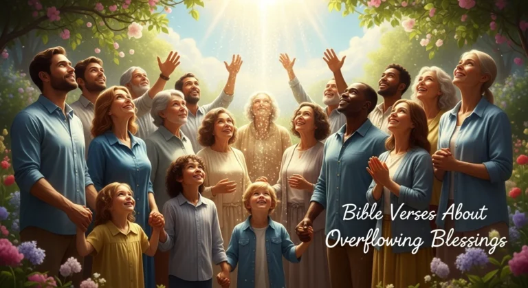 Bible Verses About Overflowing Blessings