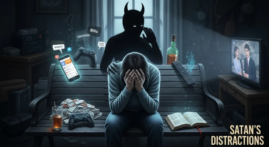 Bible Verses About Satan's Distractions