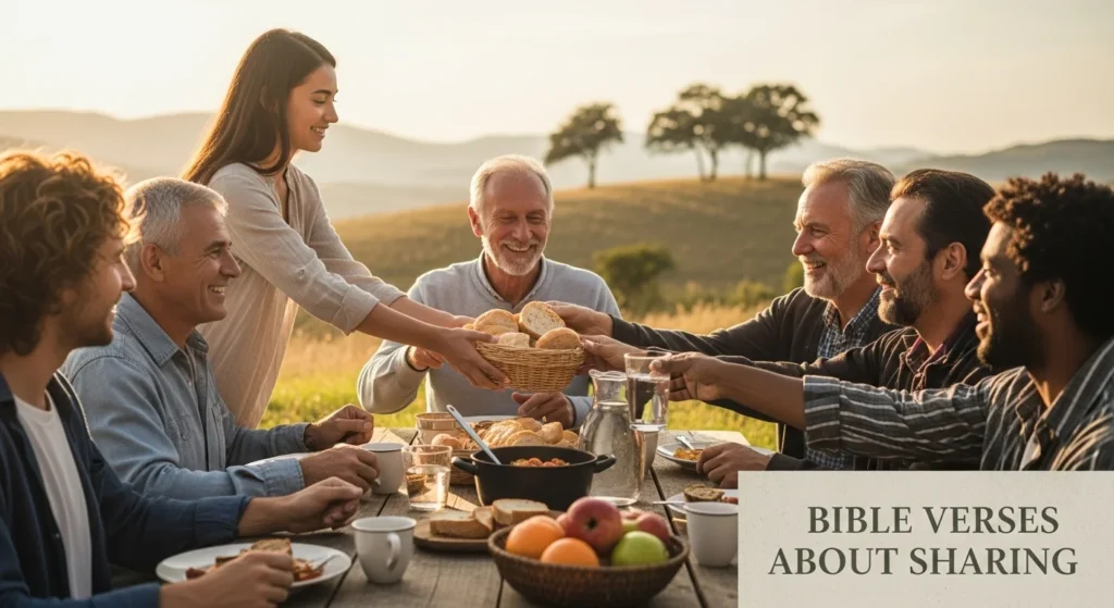 Bible Verses About Sharing
