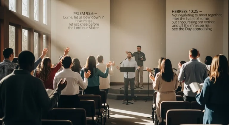 Bible Verses About Worshiping Together