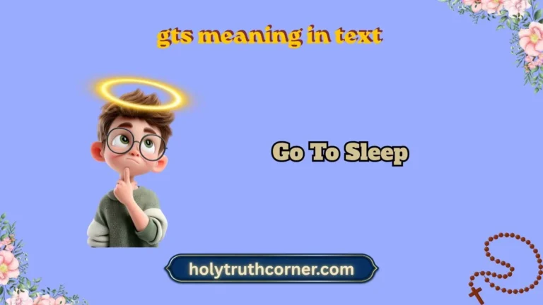 gts meaning in text