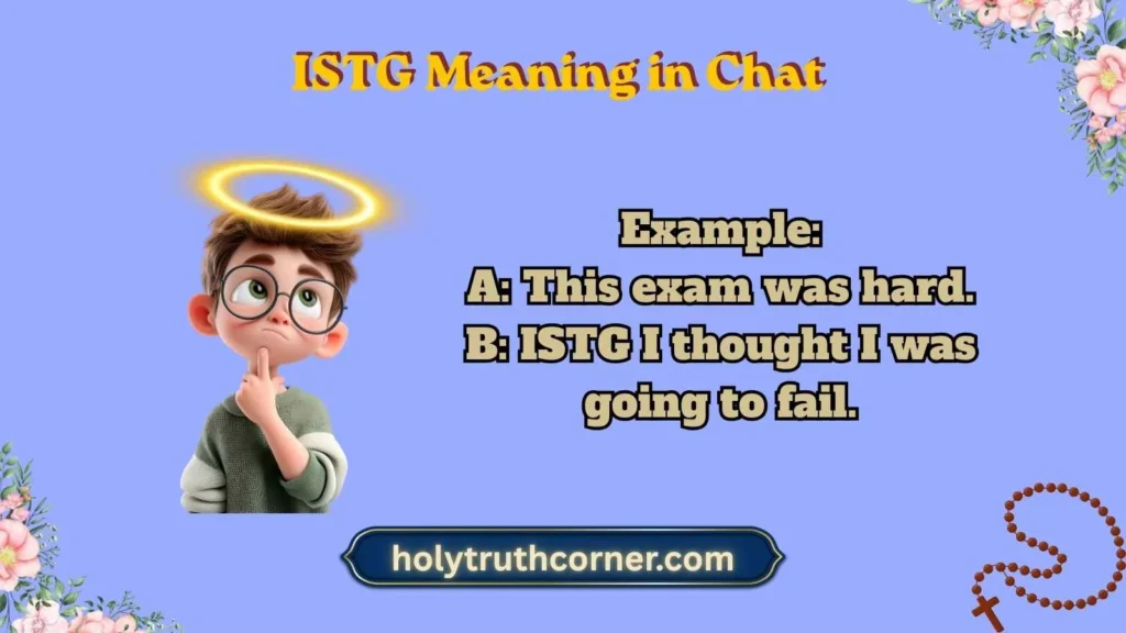  ISTG Meaning in Chat 