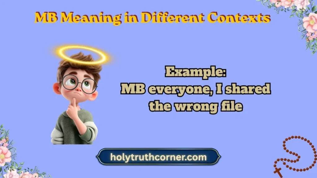 MB Meaning in Different Contexts