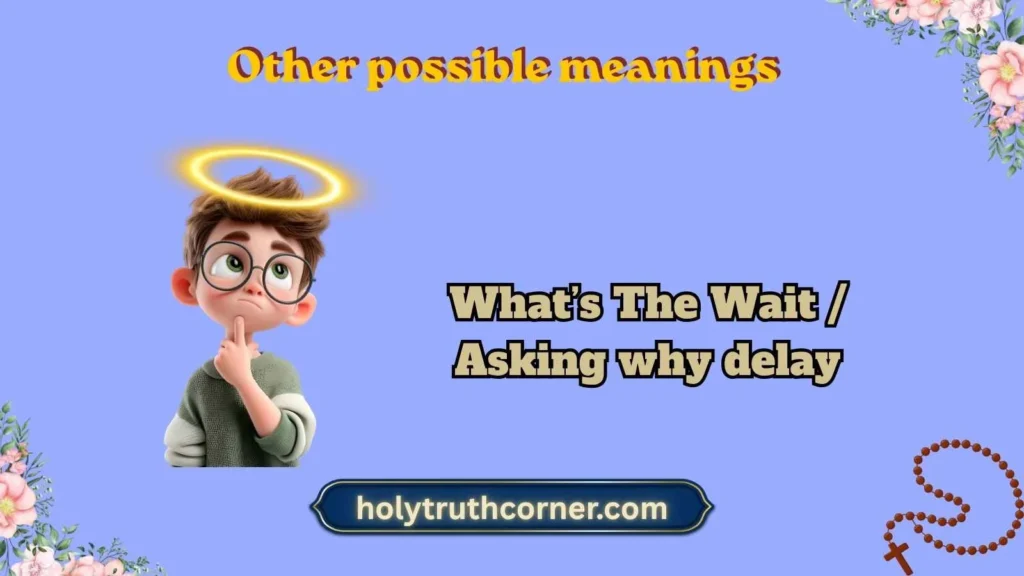 Other possible meanings 